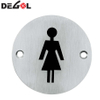China Factory Direct Production of Stainless Steel Bathroom Door Plate