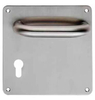 Simple Modern External Stainless Steel Door Handle On Plate With Competitive Price