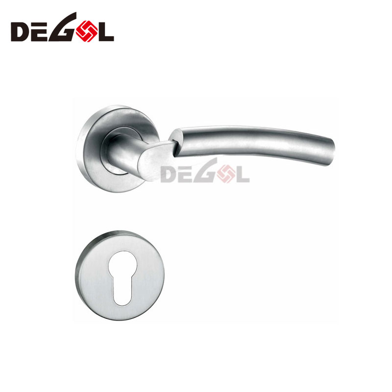 Stainless Steel 304 Door Handle Luxury Construction Hardware Exterior Zinc Door Handle