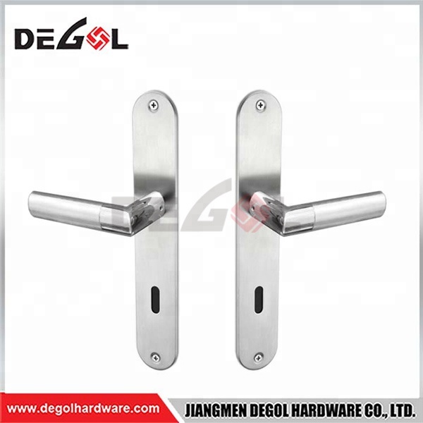 Front door door lock for apartment interior door plate handle