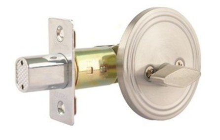 decorative privacy knob lock plate