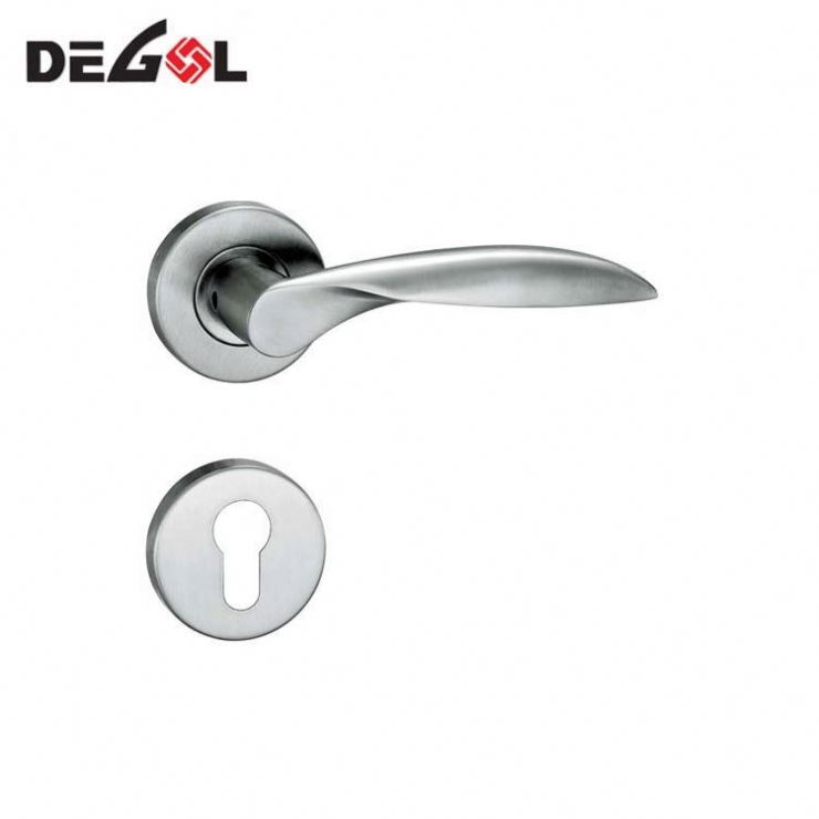 Manufacturers in china lever zinc door handles for plastic containers