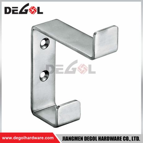 Cost Performance Stainless Steel Wall Mount Cloth Towel Coat Rail Hanger Hook