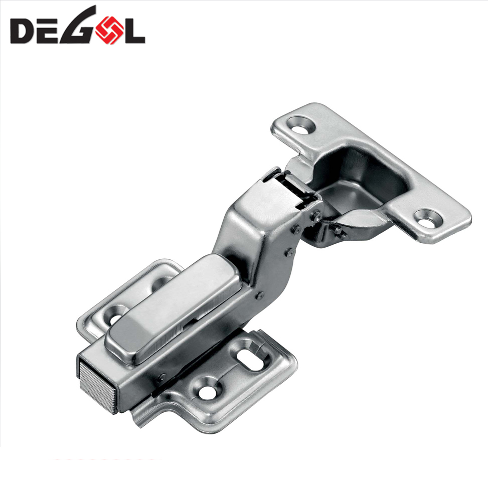 Top quality iron fix on hydraulic full overlay furniture european corner cabinet hinges