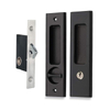 Zinc Alloy Invisible Handle Wooden Hidden Square Cavity Pocket Door Mortise Sliding Barn Door Locks