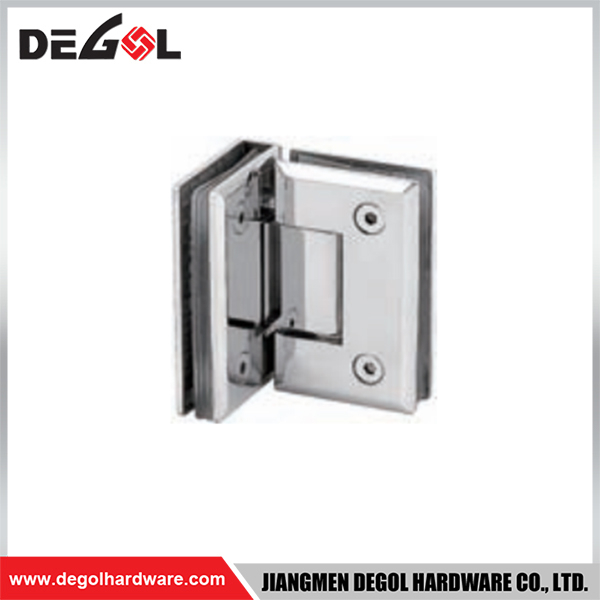 YC108 Glass Door Hingers Satin Chrome Black