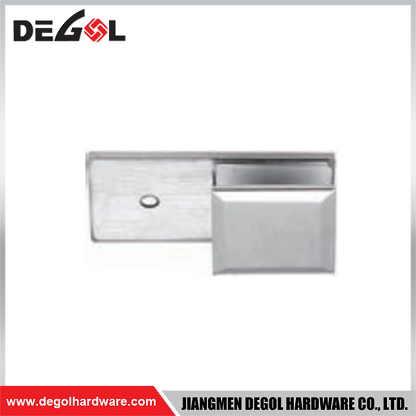 YC214 Glass Door Hingers Satin Chrome Black