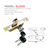 SL1040 Modern luxury Aluminium narrow 85 mmPassword Aluminum Sliding Door Lock Modern designed stainless steel sliding door lock 