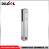 YD108 Pool Fence Base Support Satin Chrome Black