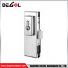 YE208 Glass Door Fitting Satin Chrome Black