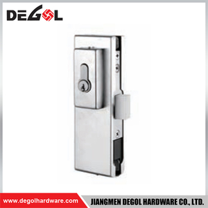 YE208 Glass Door Fitting Satin Chrome Black