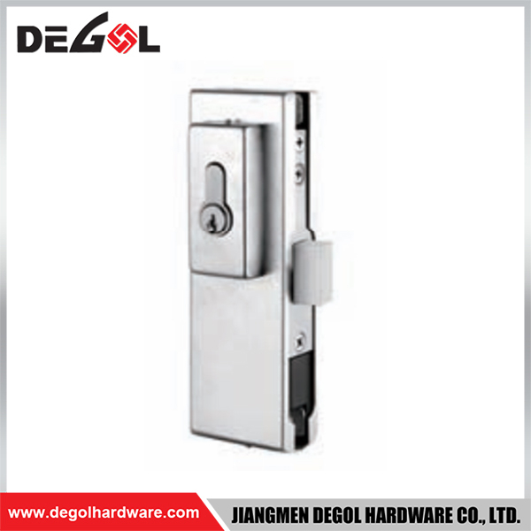 YE208 Glass Door Fitting Satin Chrome Black