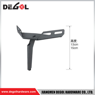 FL1141 Metal Furniture Legs Heavy Duty Wrought Iron Right Angle Sofa Leg