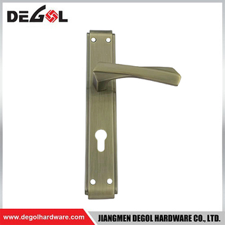 LP1008 High Quality Zinc Aluminum Square Door Lock Set Panel Handle Door Lock with Keys