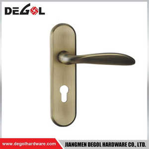LP1018 High Quality Zinc Aluminum Square Door Lock Set Panel Handle Door Lock with Keys