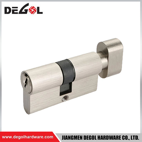 70mm aluminum silver single open lock cylinder supplied in China