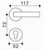 Classic Zinc-Aluminum Door Handle, Reliable Quality, Upgrade Any Interior