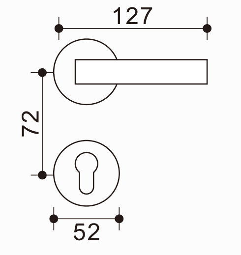 Chic Zinc-Aluminum Door Lever, Heavy-Duty Alloy, Perfect for Stylish Doors