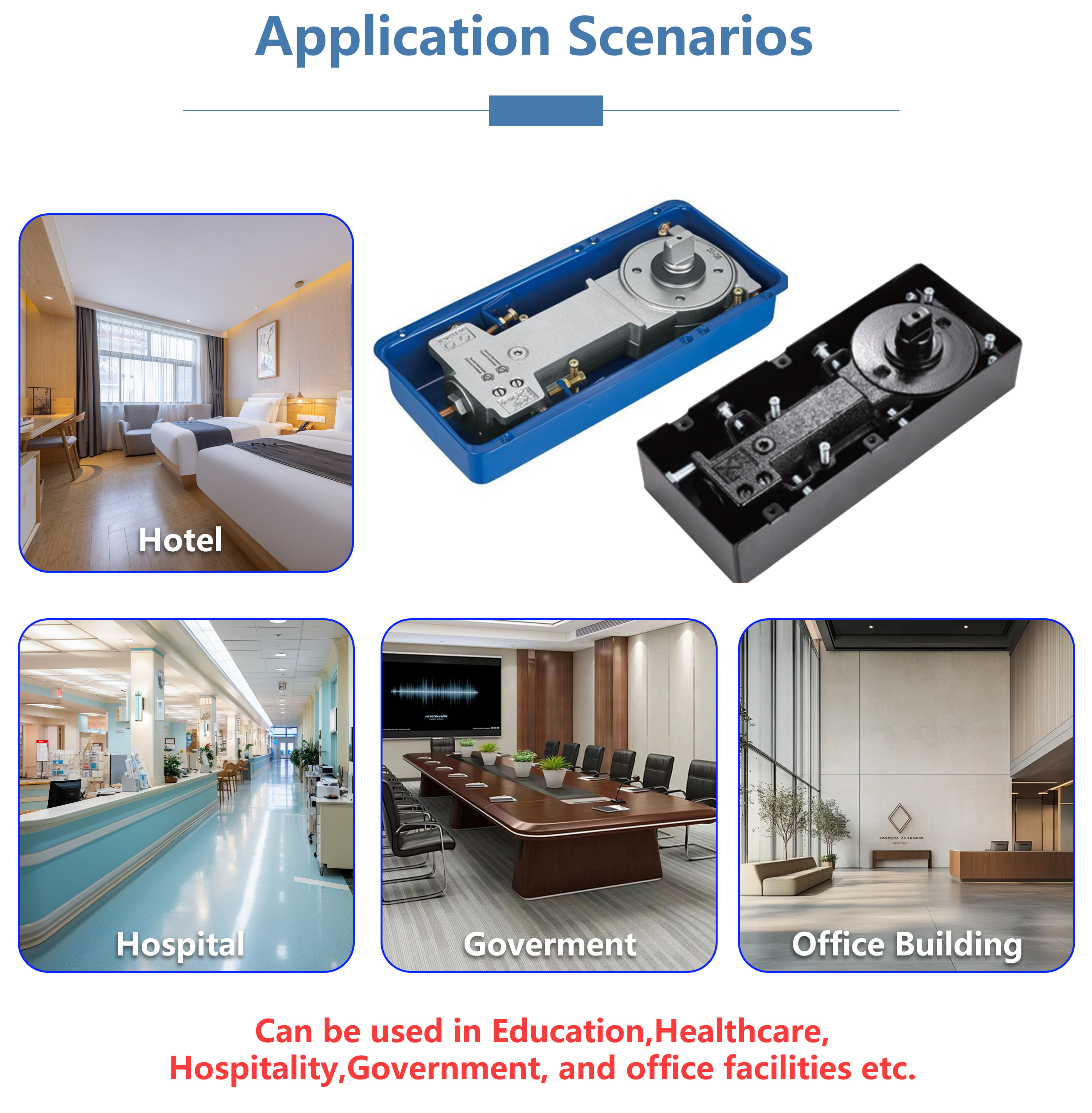 floor spring door hinge