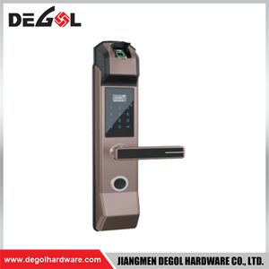 SML52 Zinc Alloy Door Handle Smart Lock Matt Black/ Satin Silver