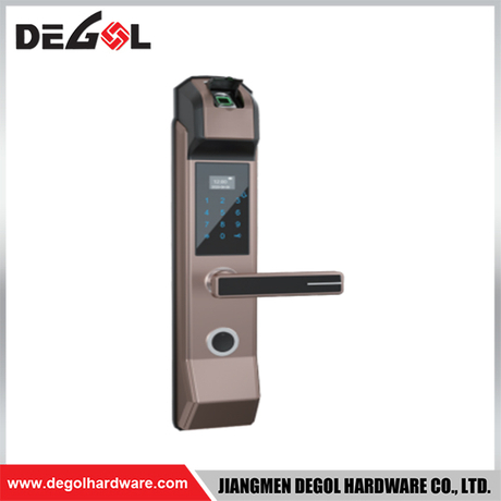 SML52 Zinc Alloy Door Handle Smart Lock Matt Black/ Satin Silver