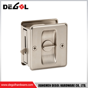 Thumbturn Sliding Pocket Door Lock Simple Operation For Residential Indoor Door Hardware