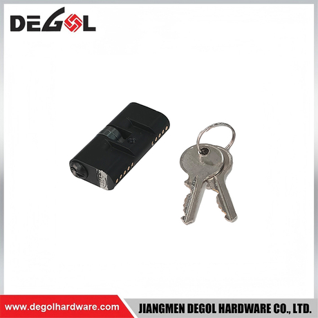 60mm Black brass brazil lock cylinder with key made in China