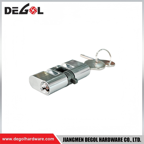 65mm Sliver iron double open lock cylinder with key made in China