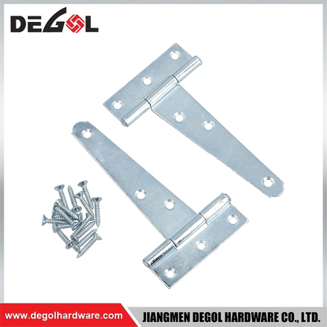Retro Black T‑Strap Door Hinges Home Barn Door Installation Parts