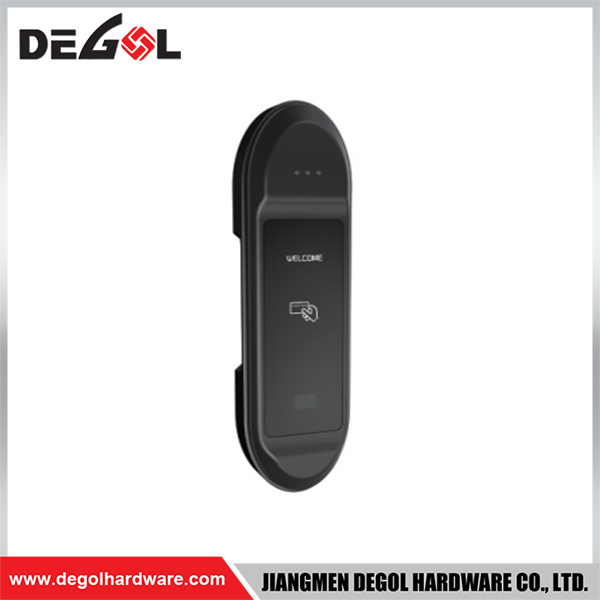 SML143 Zinc Alloy Door Handle Smart Lock Matt Black/ Satin Silver