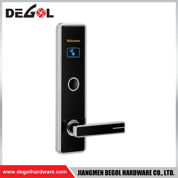 SML114 Zinc Alloy Door Handle Smart Lock Matt Black/ Satin Silver