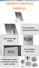 Push Pull Handle Sturdy Alloy Structure For Household Sliding Door Hardware Fittings