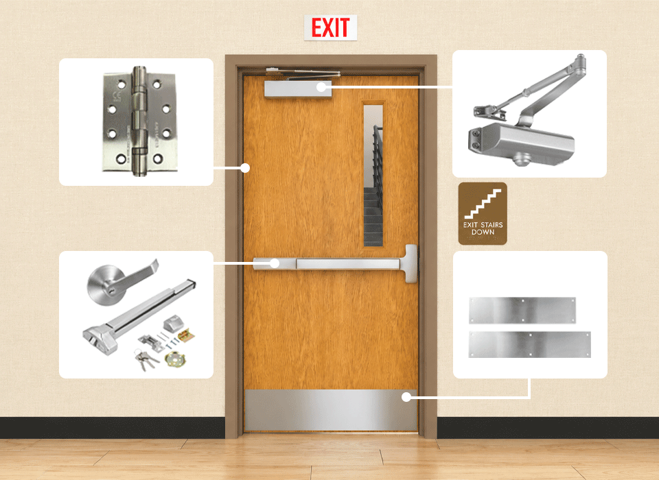 Fire Exit Door Hardware Solution