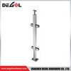 Glass Balustrade Mid Post Intermediate Support For Long Span Continuous Glass Railings