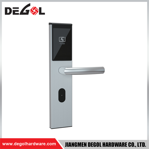SML84 Zinc Alloy Door Handle Smart Lock Matt Black/ Satin Silver