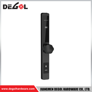 SML91 Zinc Alloy Door Handle Smart Lock Matt Black/ Satin Silver