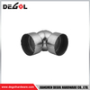 YA1292 Handrail End Fittings Satin Chrome Black