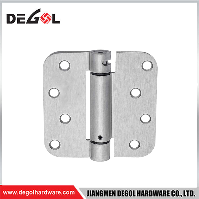 DH1201 Stainless steel metal mortise spring door hinge adjustable self closing hinges