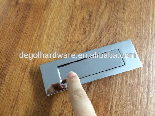 flush pull handle matte black