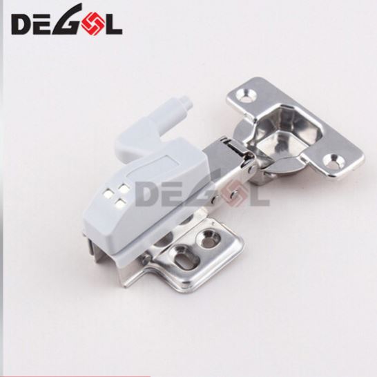 Hot sale iron fix on soft closing full overlay concealed furniture kitchen hinge for cabinet and fittings