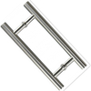 stainless steel door pull for glass door
