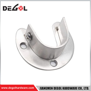 WF1020 Heavy Duty Rod Socket Wardrobe Bracket Flange Rod Holder Closet Rod End Supports