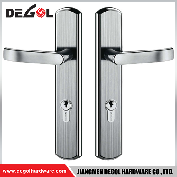 solid lever stainless steel door handle