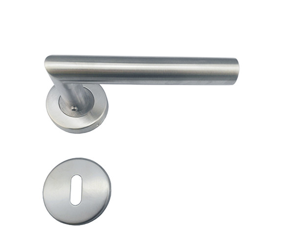 German style good quality stainless steel led light handle for Turschnalle