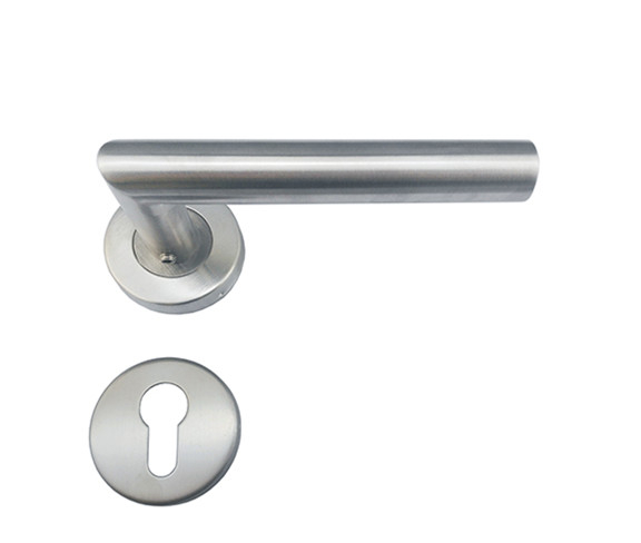 German style good quality stainless steel led light handle for Turschnalle