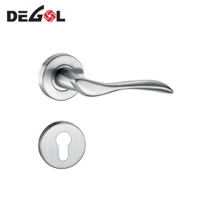 Top quality Luxury stainless steel contemporary tube pipe types interior steel lever handle