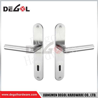 China Factory Hot Sale Wenzhou Zinc Door Lever Handle On Back Plate
