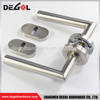 Cheap double sided fire proof right angle recessed door handle stainless steel