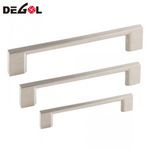 Customized Good Quality Aluminum Stainless Steel Furniture Handle / Cabinet Pulls Pull