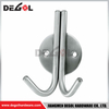 China Factory Plastic For Cloths Towel School Bag Brass Metal Double Hook